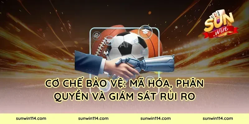 Cơ chế bảo vệ: mã hóa, phân quyền và giám sát rủi ro