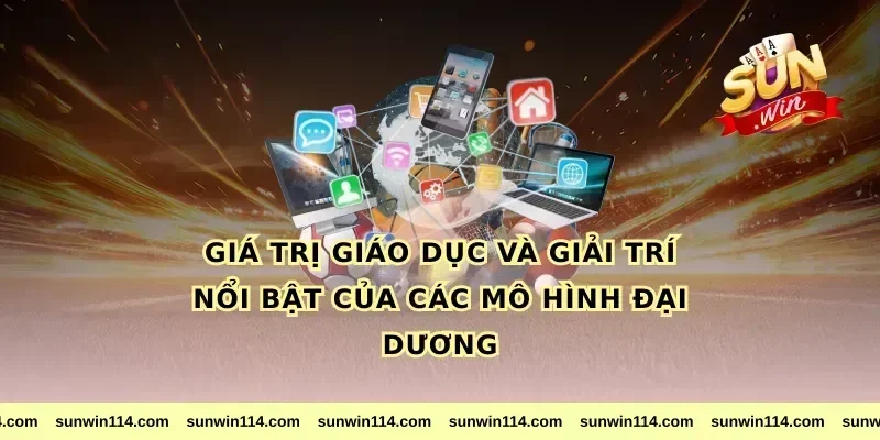 Giá trị giáo dục và giải trí nổi bật của các mô hình đại dương
